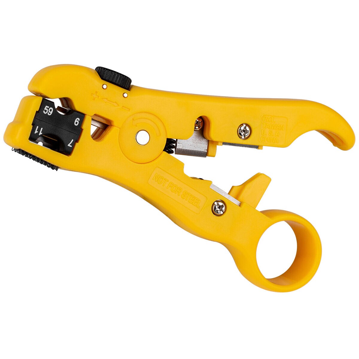 Cable Stripper For RG59 RG6 RG11 Coaxial Wire Coax Stripping Tool Kits new PN